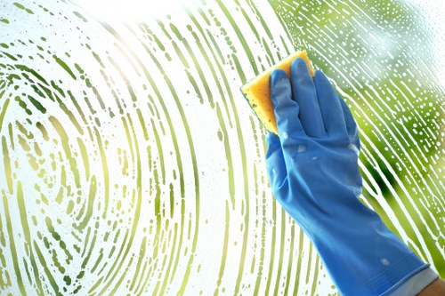 Professional cleaning team preparing for one off cleaning