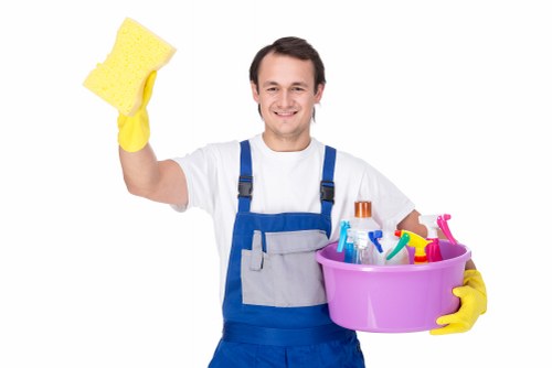 Commercial cleaning team at Mount Druitt office