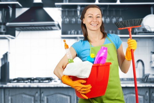 Clean and organized commercial space maintained by Jack Cleaners