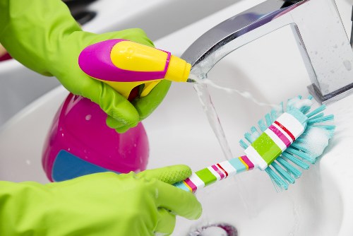 Jack Cleaners team performing deep cleaning in a modern kitchen