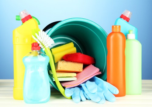 Satisfied client interacting with a Chapel Hill cleaning professional