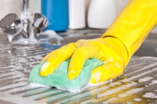 Waitara cleaning team using advanced equipment